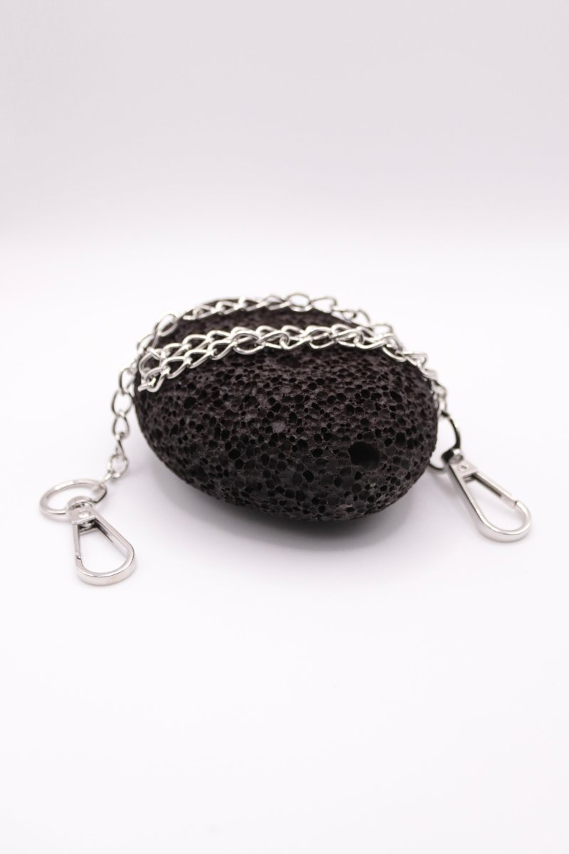 "Simple" Streetwear Hosenkette silberfarben Y2K - MonkeysVintage