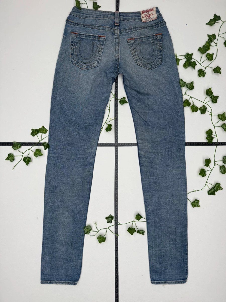 True Religion Vintage Low Waist Jeans W27 - MonkeysVintage