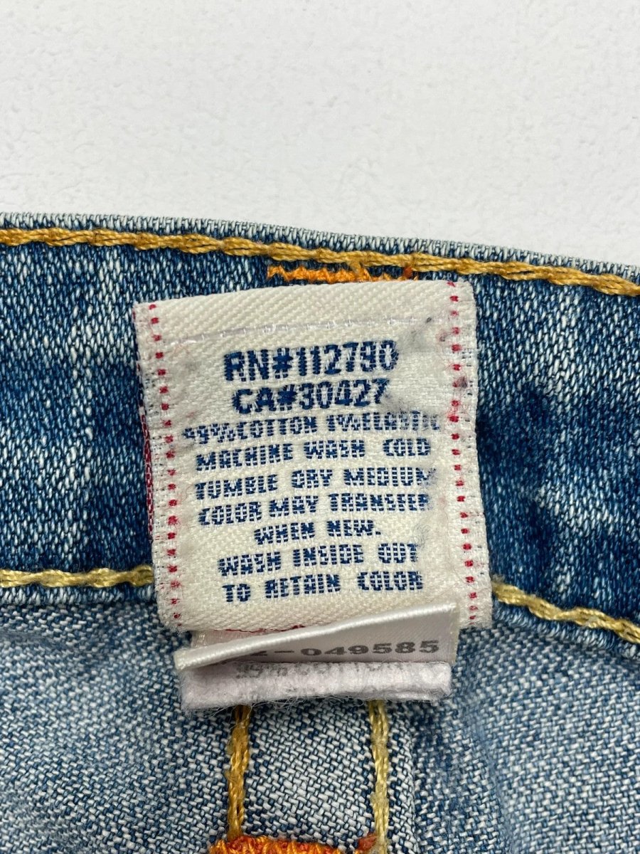 True Religion Vintage Low Waist Jeans W27 - MonkeysVintage