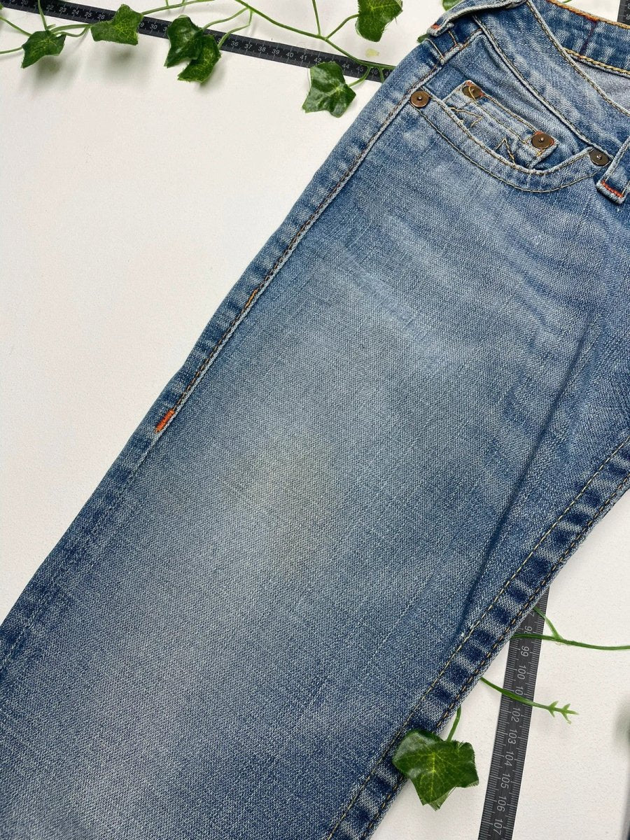 True Religion Vintage Low Waist Jeans W27 - MonkeysVintage