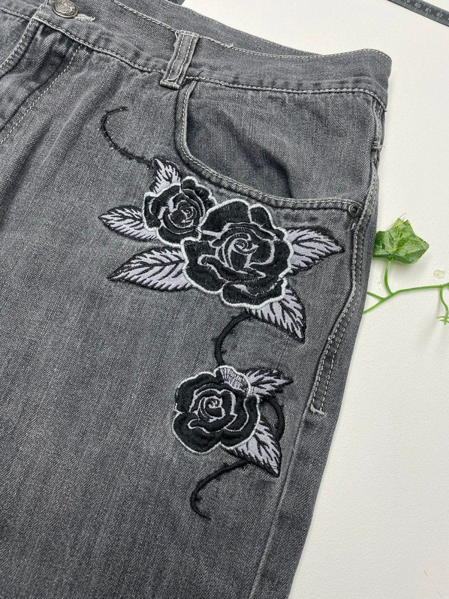 Vintage Baggy Hip - Hop Y2K Tiger Jeans Hose W44 L32 - MonkeysVintage