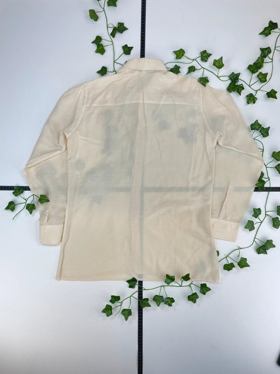 Vintage langarm Hemd M - MonkeysVintage