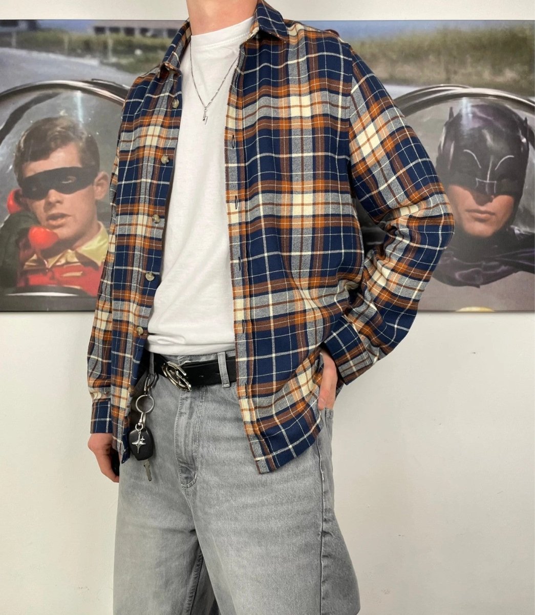 Vintage langarm Hemd S - MonkeysVintage