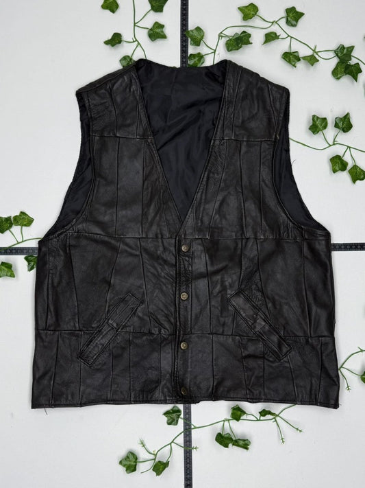 Vintage Y2K Lederweste L - MonkeysVintage